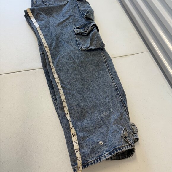 Original Deluxe Womens Cargo Baggy Jeans, Size 9 NWT - Picture 9 of 9